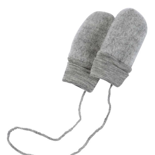 Baby Fäustlinge (Engel Natur)-Baby & Kleinkind-Grau Melange-Rebellion-Brixen