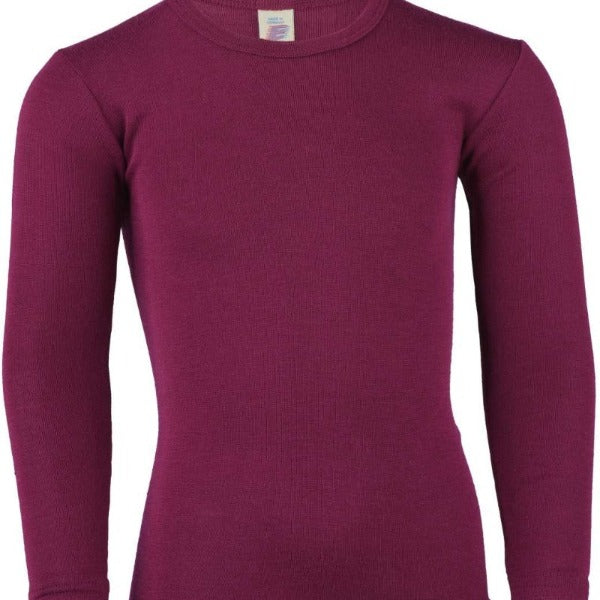 Unterhemd Lang Arm Kinder "Engel Natur"*-140-Orchidee-Rebellion-Brixen