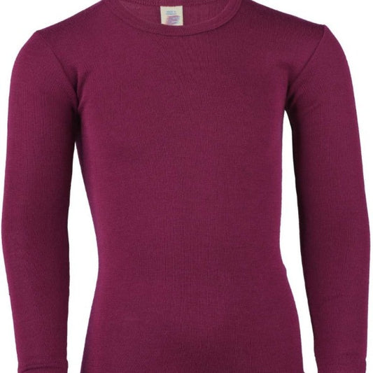 Unterhemd Lang Arm Kinder "Engel Natur"*-140-Orchidee-Rebellion-Brixen