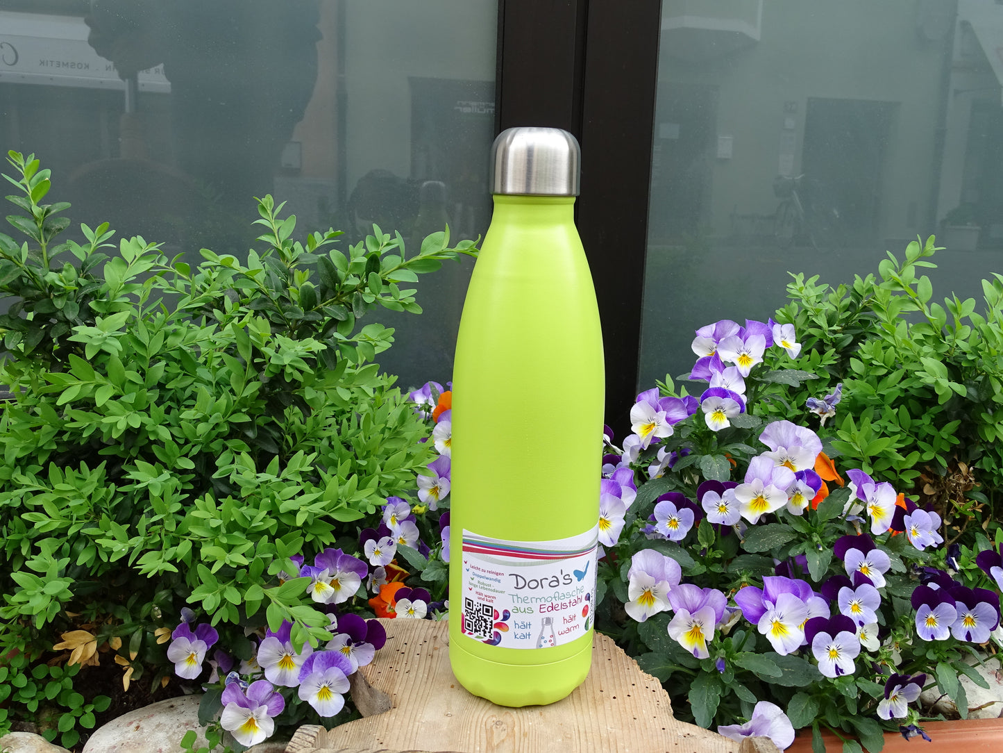 Thermosflasche Edelstahl 1 Liter-Thermosflaschen-Grün-Rebellion-Brixen