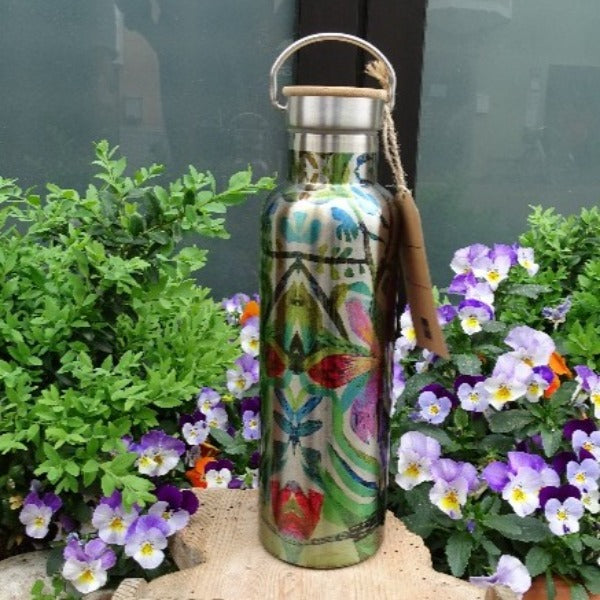 Thermosflasche 750ml-Thermosflaschen-Blumen-Rebellion-Brixen