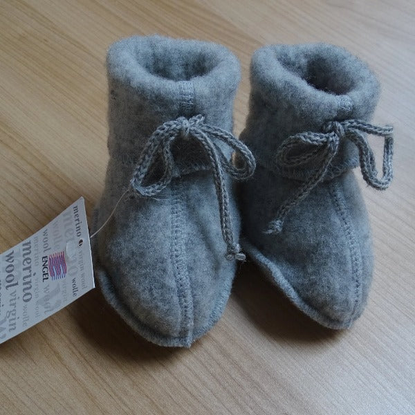 Schüchen Baby Wollfleece "Engel Natur"*-Baby Schuhe-Rebellion-Brixen