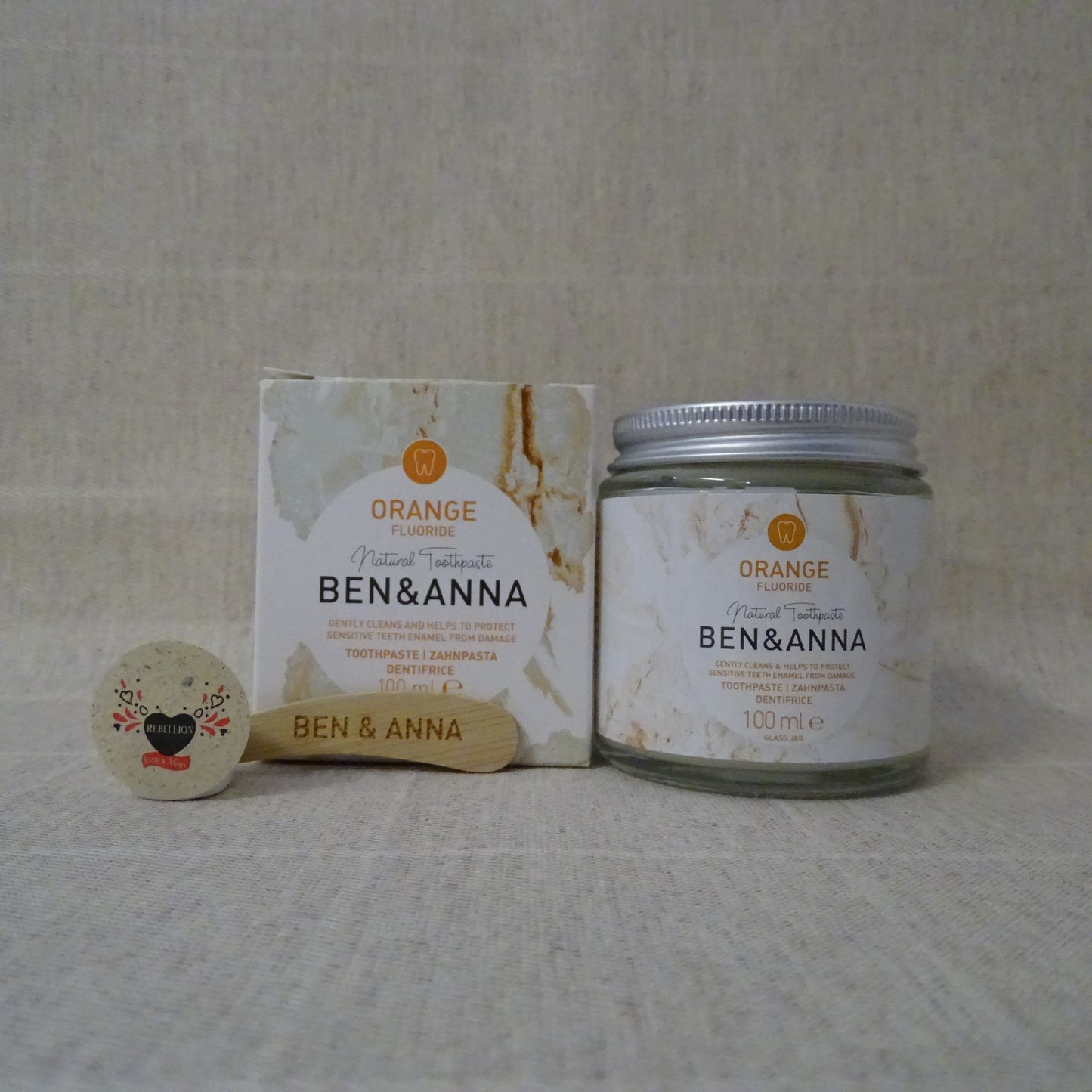 Dentifricio all'arancia Ben & Anna