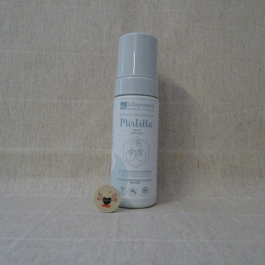Mousse detergente viso Mirtilla La Saponaria