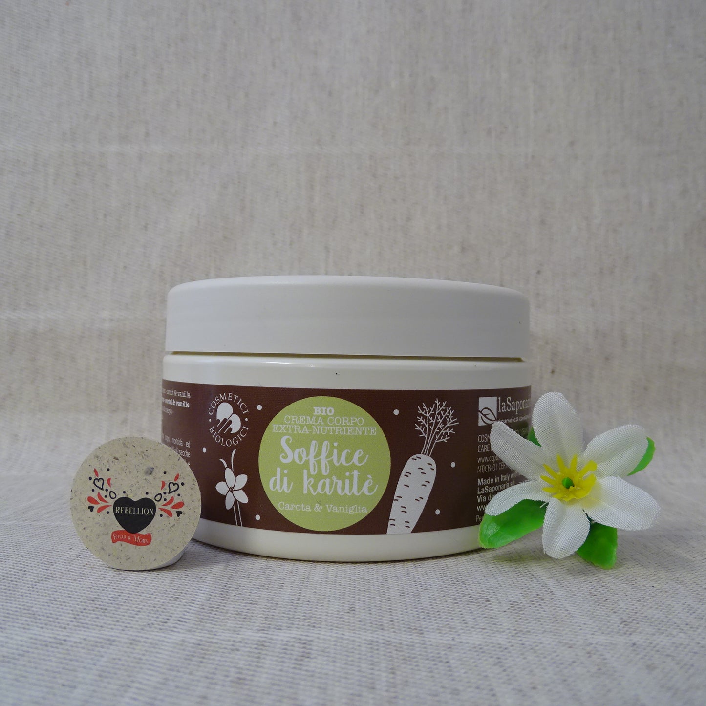 Crema Corpo Carota & Vaniglia La Saponaria