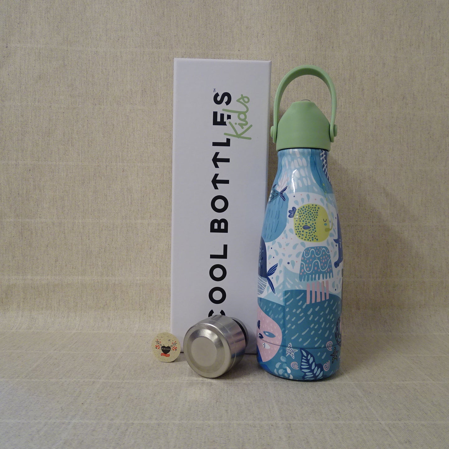 Kinder-Thermoflasche mit Strohhalm