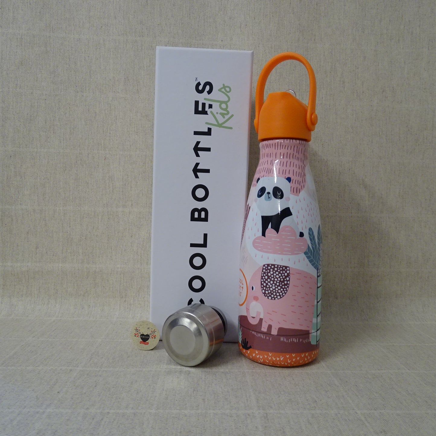 Kinder-Thermoflasche mit Strohhalm