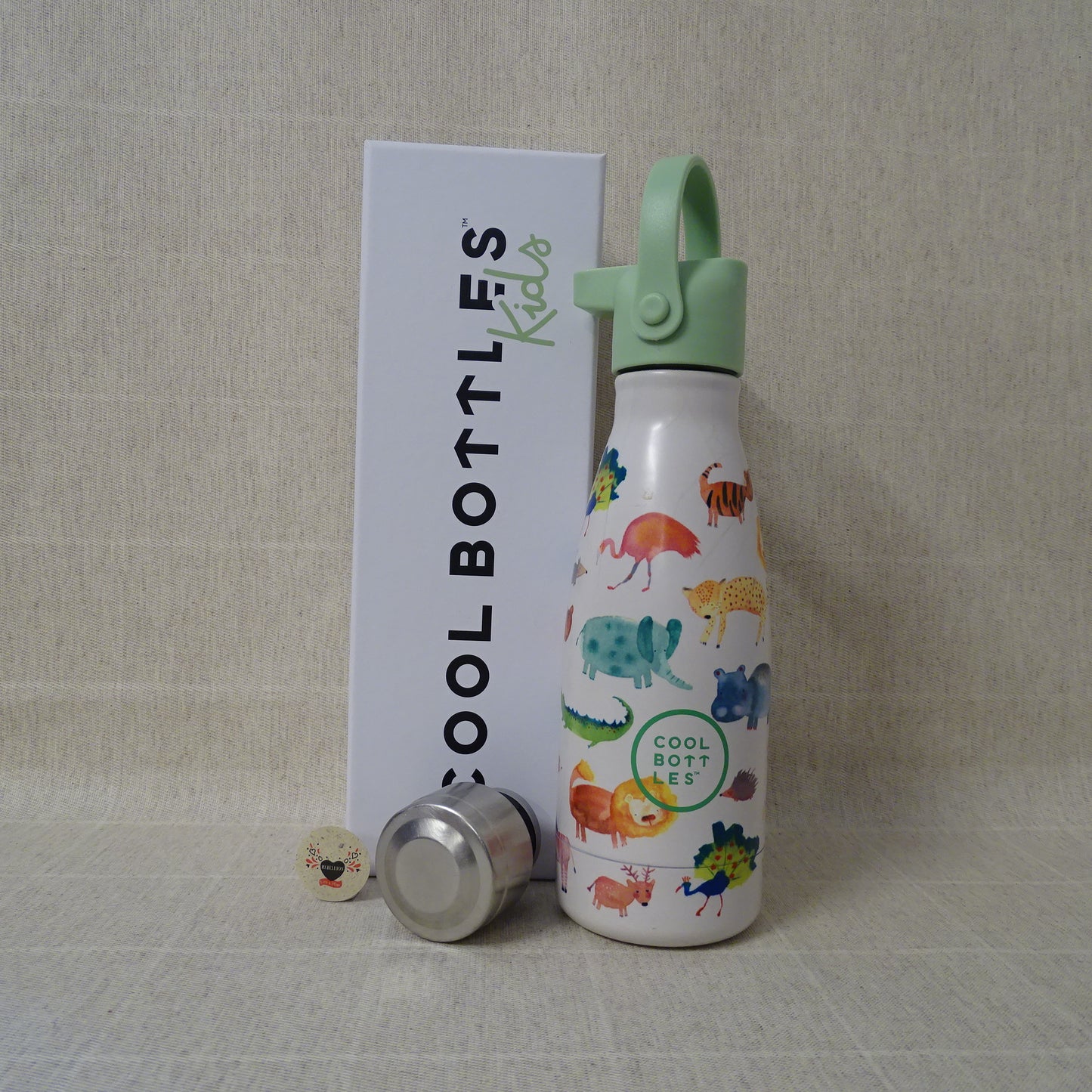 Kinder-Thermoflasche mit Strohhalm