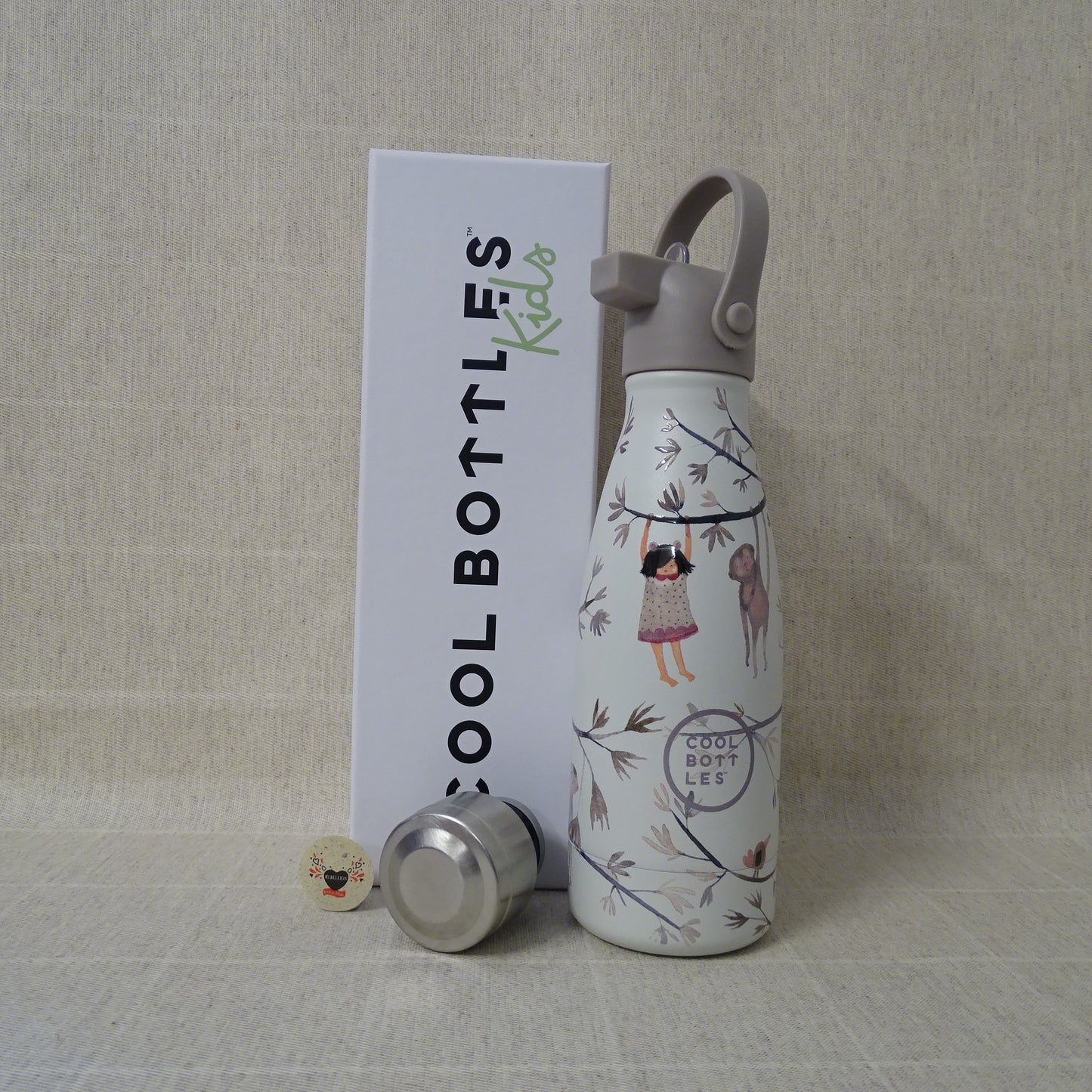 Kinder-Thermoflasche mit Strohhalm