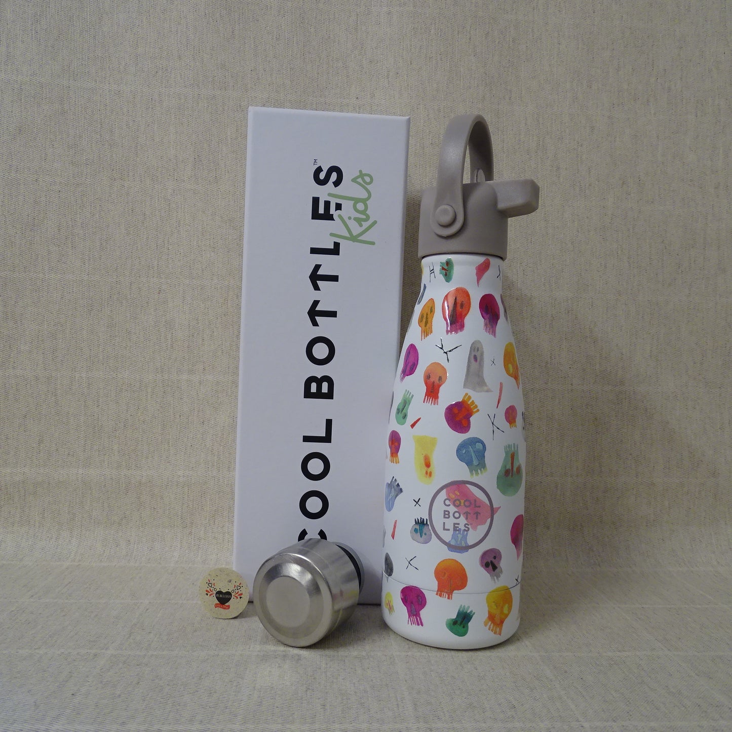 Kinder-Thermoflasche mit Strohhalm
