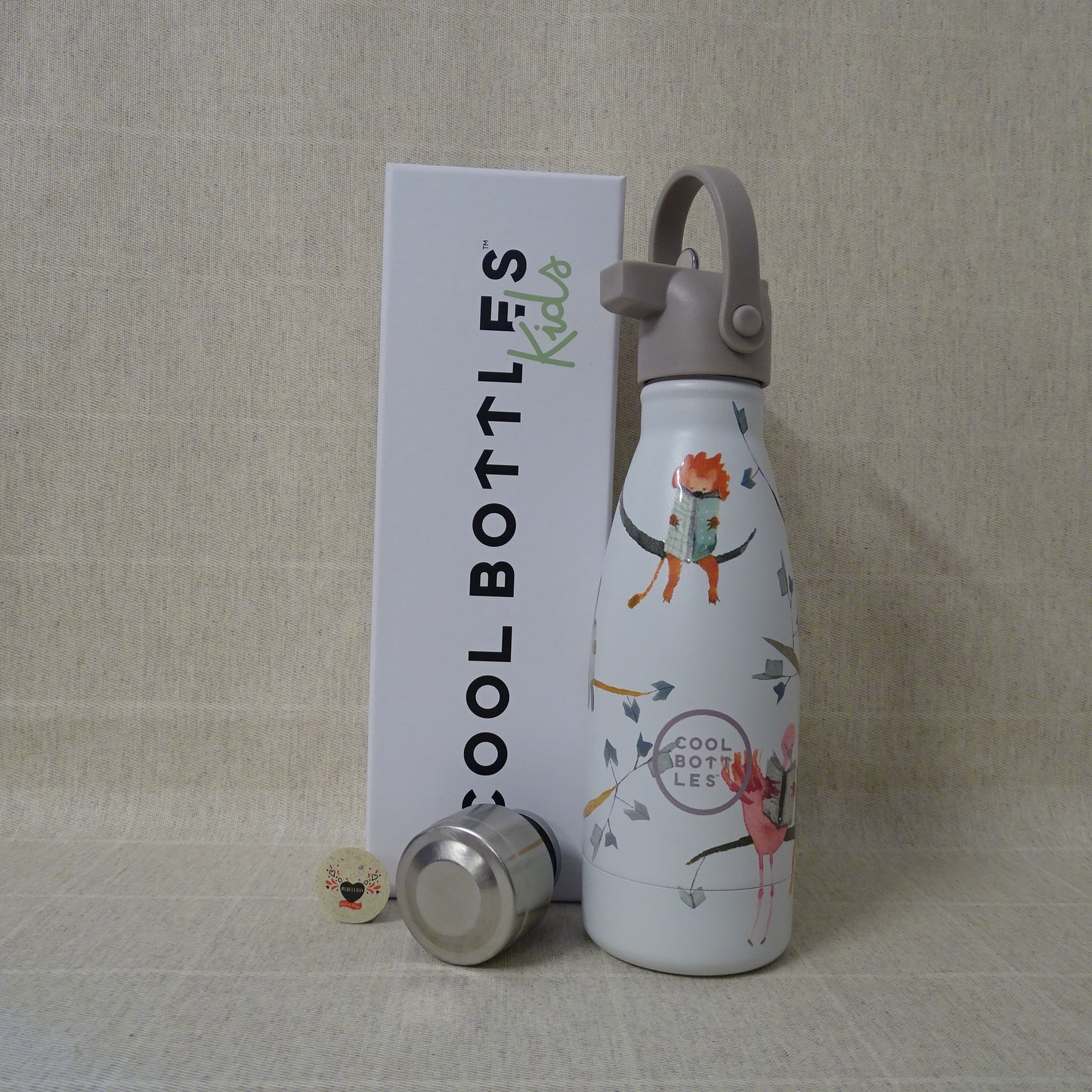 Kinder-Thermoflasche mit Strohhalm
