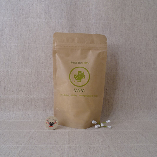 MSM Pulver & Kapseln Vitalundfitmit100