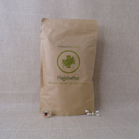 Hagebutten Pulver Vitalundfitmit100