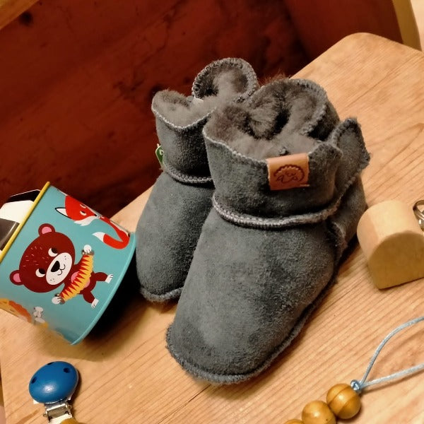 Stieferl Baby Lammfell Fehllhof-Baby Schuhe-Stieferl Blau-20/21-Rebellion-Brixen