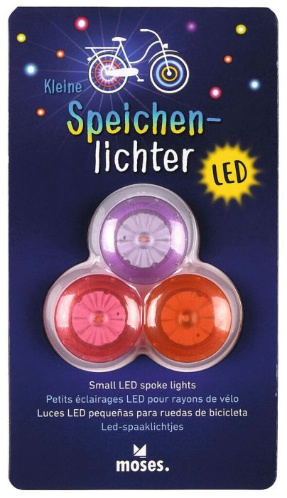 Kleine Speichenlichter LED 3 Stück