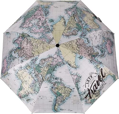 Regenschirm mit Automatische Öffnung Weltkarte