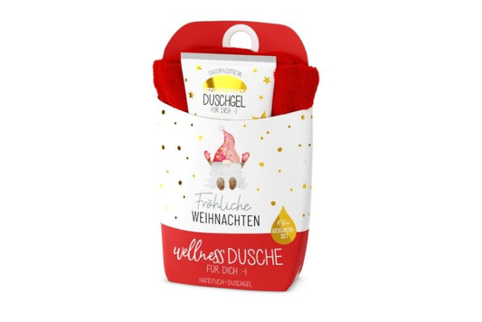 Gel doccia con asciugamano - Buon Natale