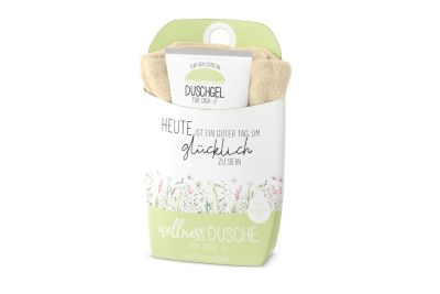 Gel doccia con asciugamano - Oggi è un buon giorno per essere felici