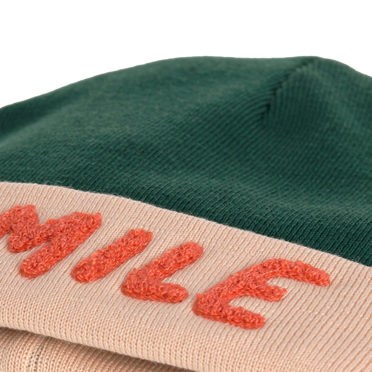 Beanie Mütze Kinder - Merino Wolle, Little Gang, Smile Grün Lässig