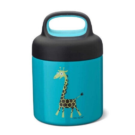 Thermobehälter Blau Giraffe 300ml Edelstahl Carl Oscar