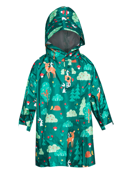 Kinder Regenponcho Gute-Laune- Freunde im Wald