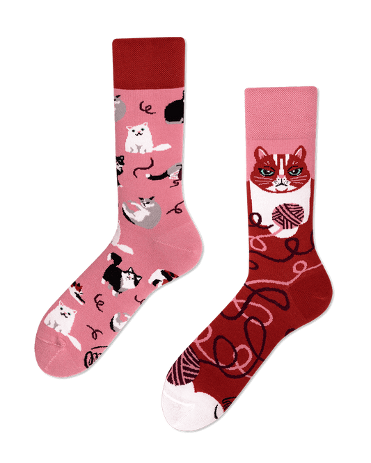 Playful Cat Socken für Kinder und Erwachsene