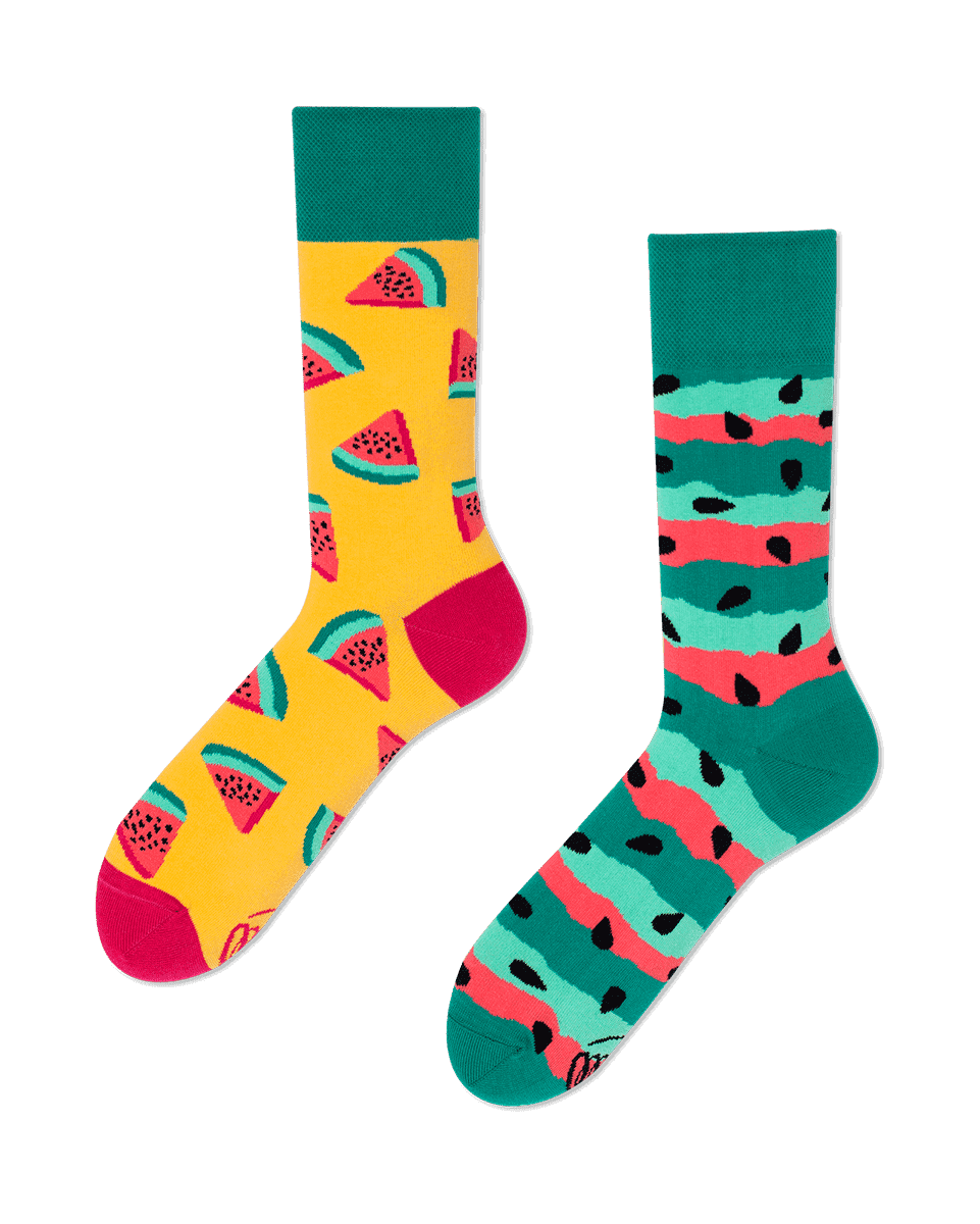 Watermelon Splash Socken für Kinder und Erwachsene