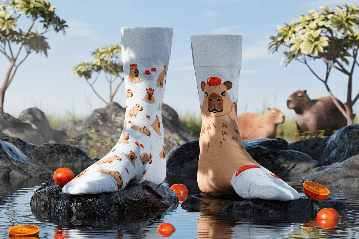 Capybara Socken für Erwachsene