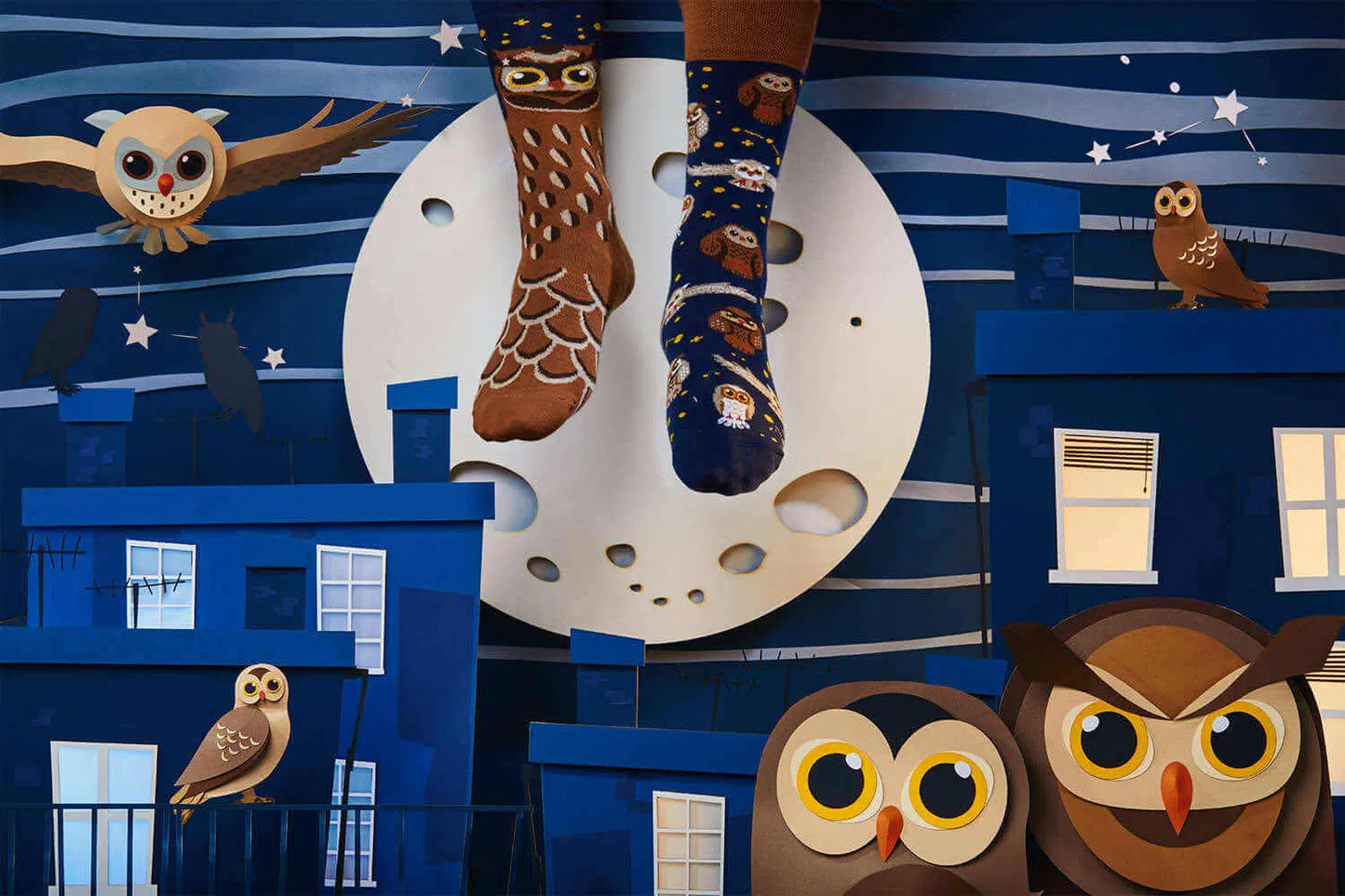 Owly Moly Socken für Kinder und Erwachsene