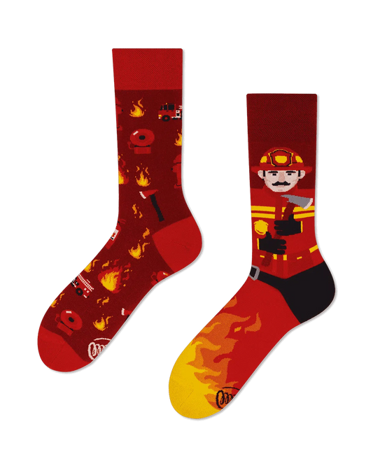 I calzini del pompiere per bambini e adulti