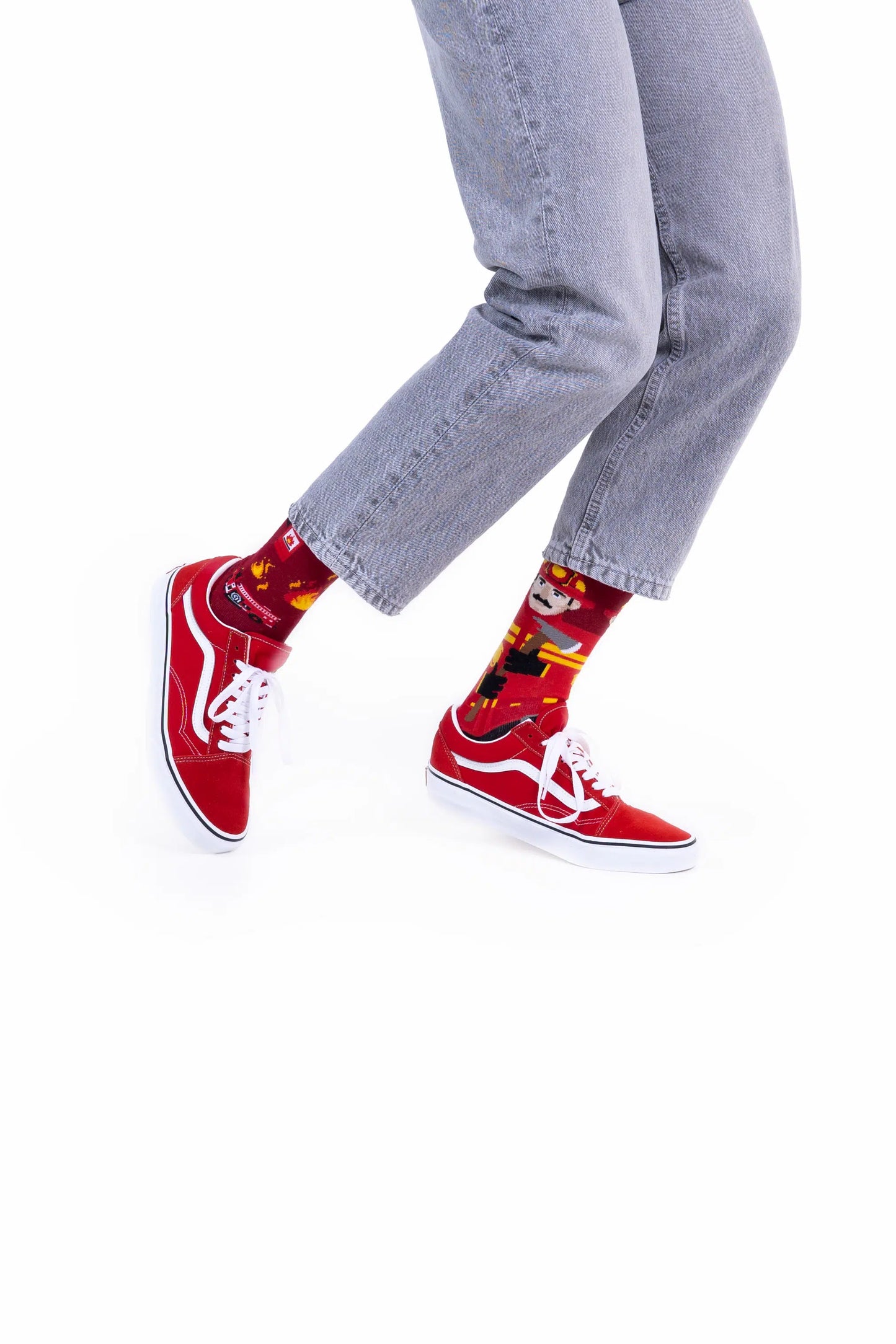 The Fireman Socken für Kinder und Erwachsene