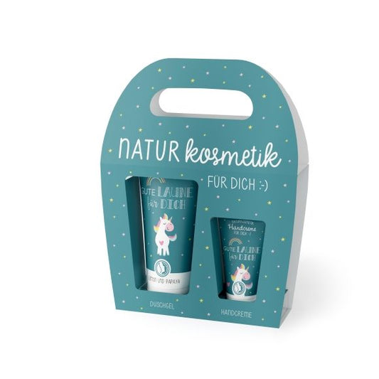 Gel doccia e crema per le mani: buon umore per te