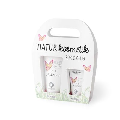 Duschgel und Handcreme - Beginne den Tag mit einem Lächeln