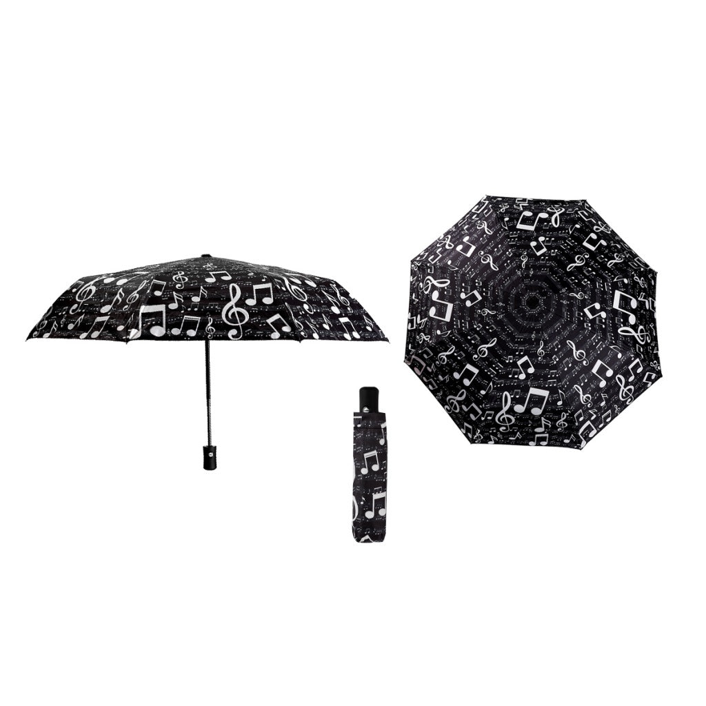 Regenschirm mit Automatische Öffnung mit Musik Noten
