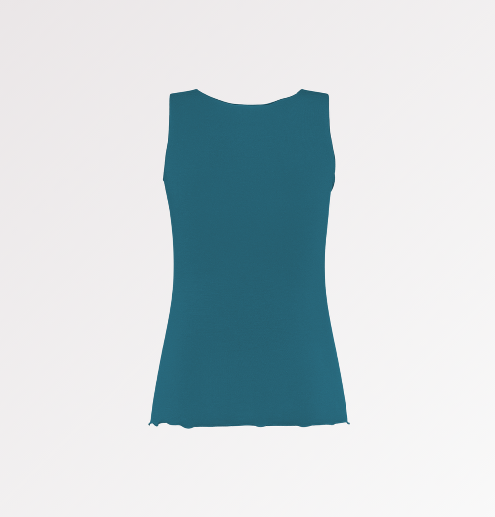 Tanktop-Gerafftes mit weiten Schultern aus TENCEL™ Casagin