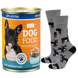 Dog-Food Bulldog Socken 35-40