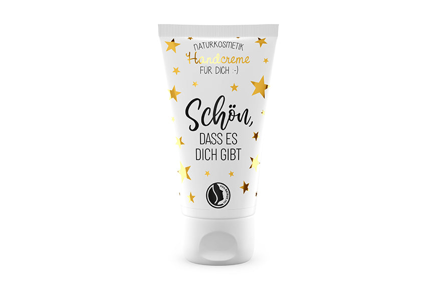 Crema per le mani con scritta "Il momento migliore è adesso".