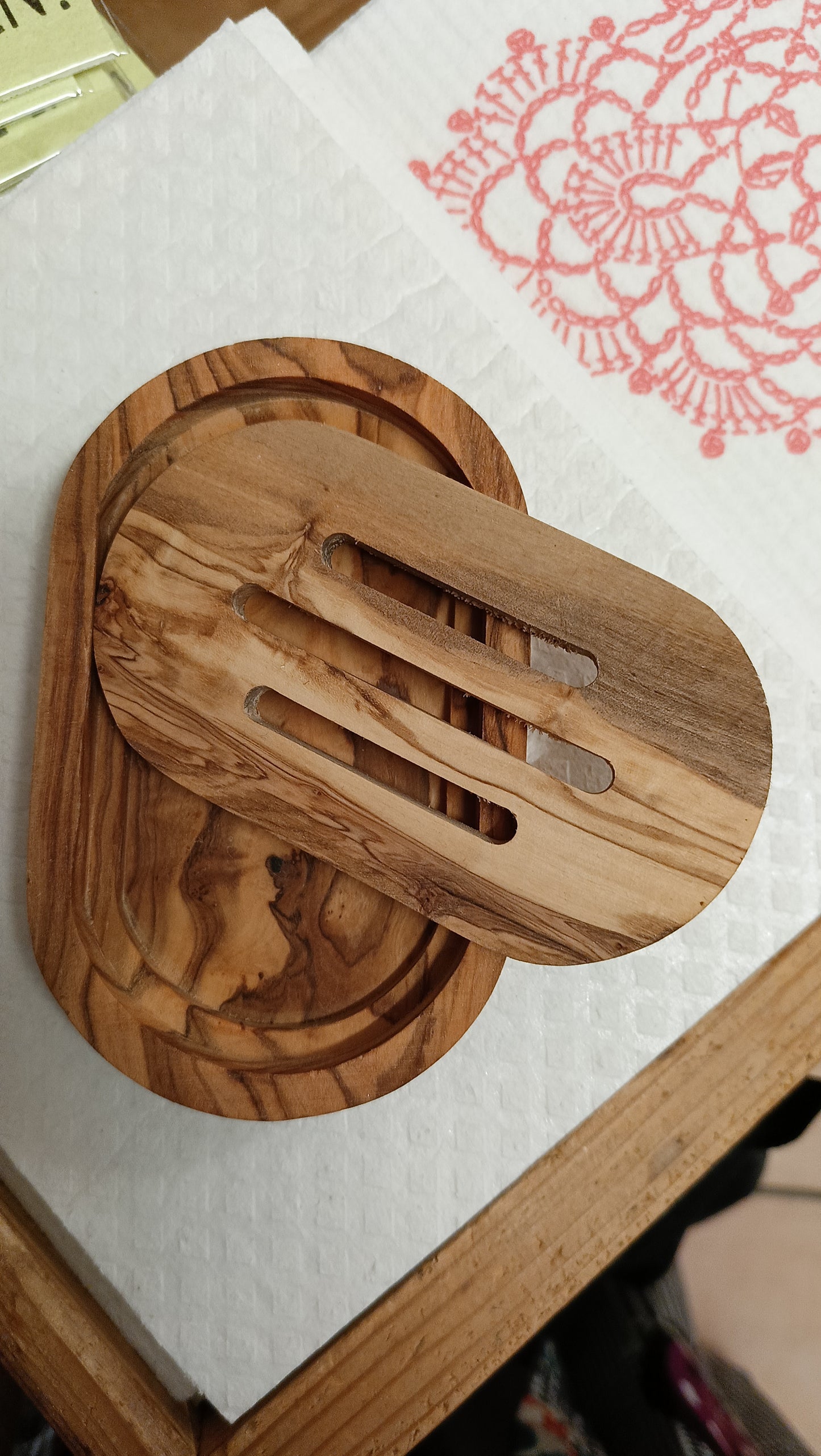 Seifenschalen aus Olivenholz