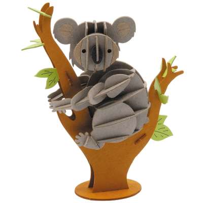 Chamäleon 3D-Papiermodel Fridolin