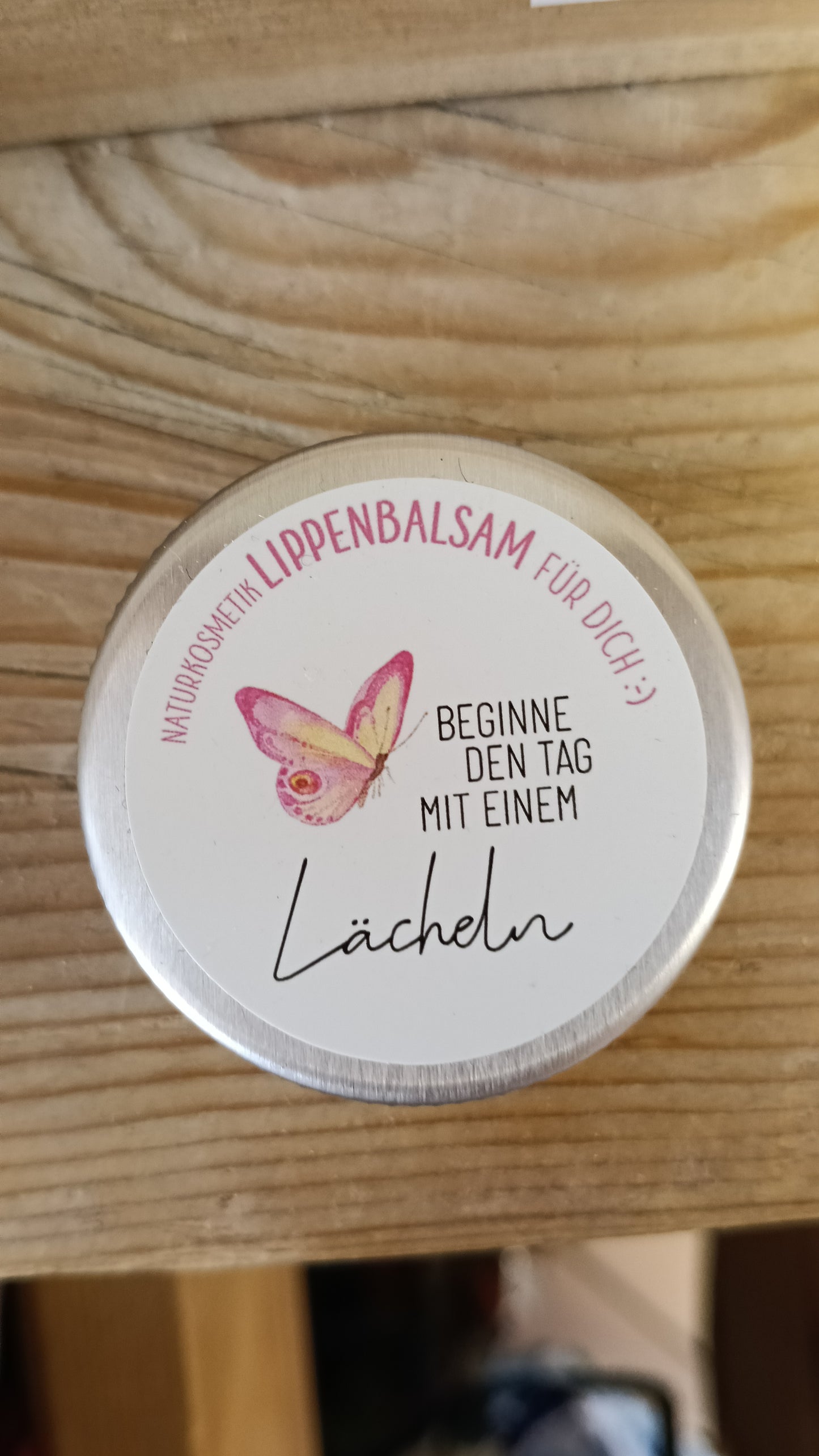 Lippenbalsam mit Spruch