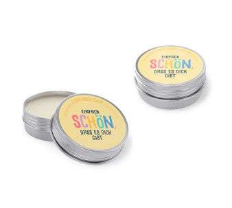 Lippenbalsam mit Spruch