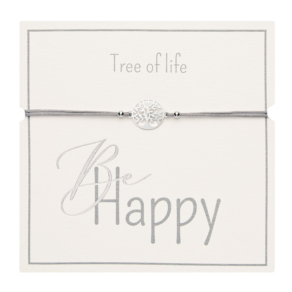 Armband Grau Baum des Lebens hca