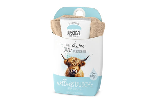 Duschgel mit Handtuch - Du bist etwas ganz besonderes