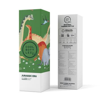 Bottiglia termica per bambini con cannuccia Curious Explorers 350ml Cool Bottles