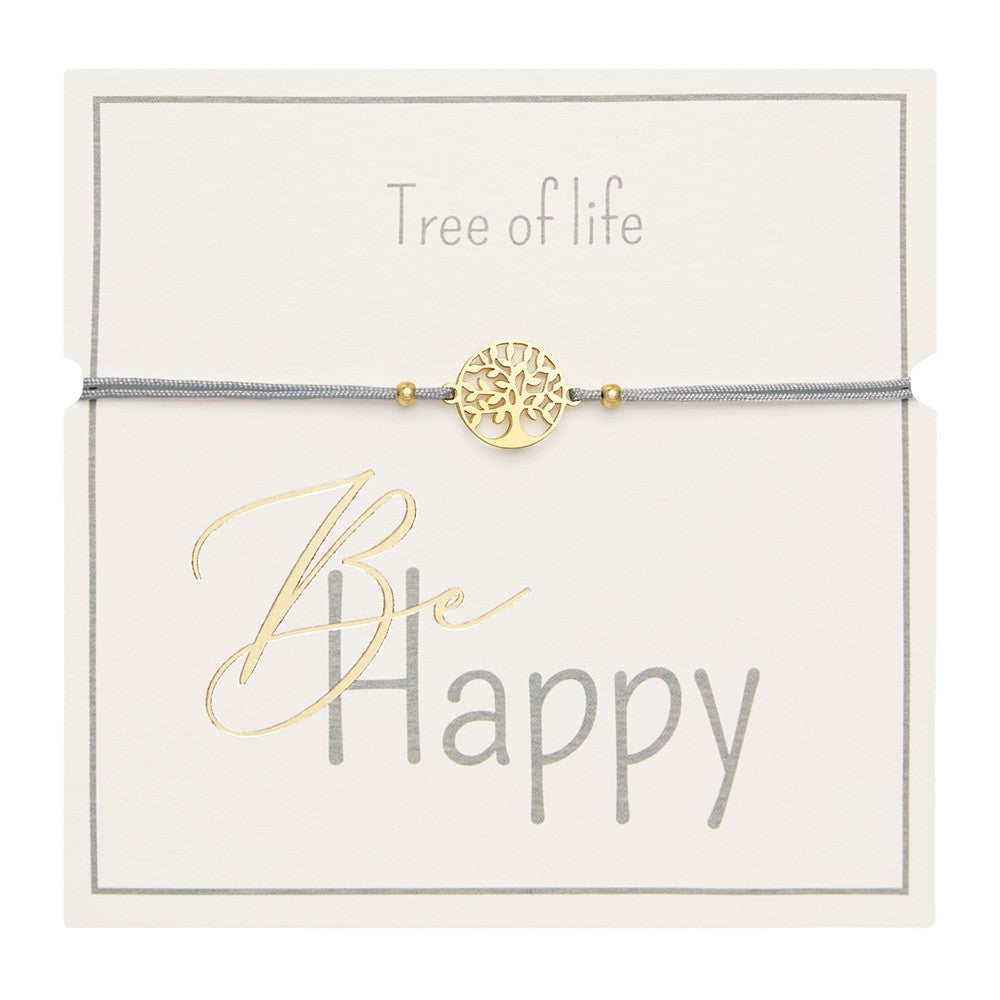 Armband Grau Baum des Lebens hca