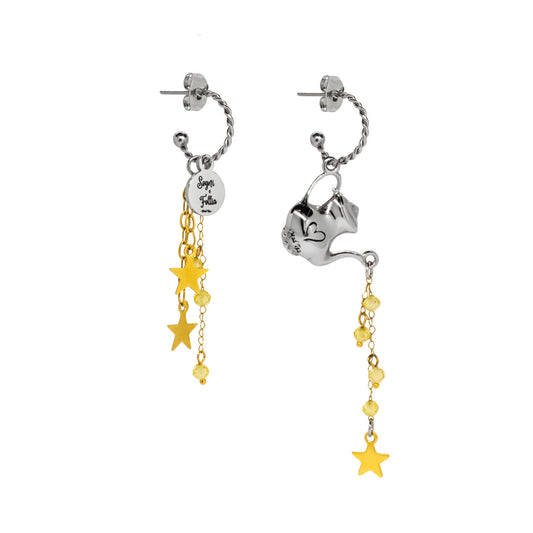 Ohrringe „Wir sind aus Träumen und Wahnsinn gemacht“