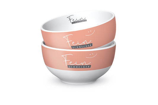 Müslischale - Wo Blumen blühen,lächelt die Welt