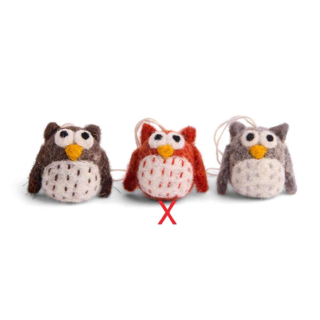 Eule aus Wolle Gry & Sif