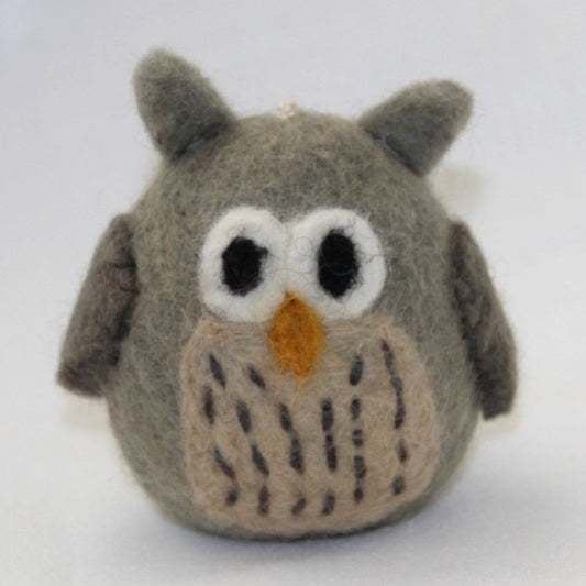 Eule groß aus Wolle Gry & Sif