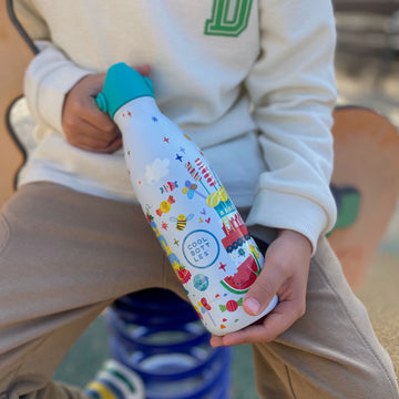 Bottiglia termica per bambini con cannuccia Curious Explorers 350ml Cool Bottles